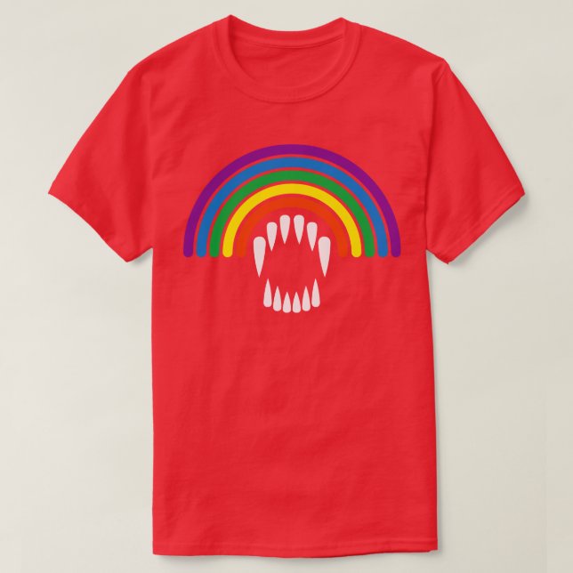 Camiseta Arcoiris furioso (Diseño del anverso)