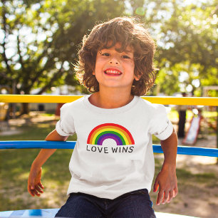 Camiseta Arcoíris Gana Arco Infantil Blanco