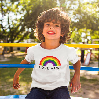 Camiseta Arcoíris Gana Arco Infantil Blanco