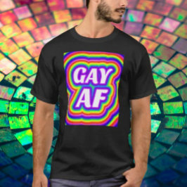 Camiseta Arcoiris gay AF