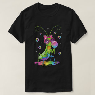 Camiseta Arcoíris genial El insecto camello del profeta con