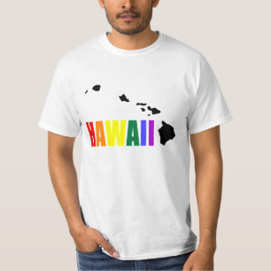 Camiseta Arcoiris hawaiano 2