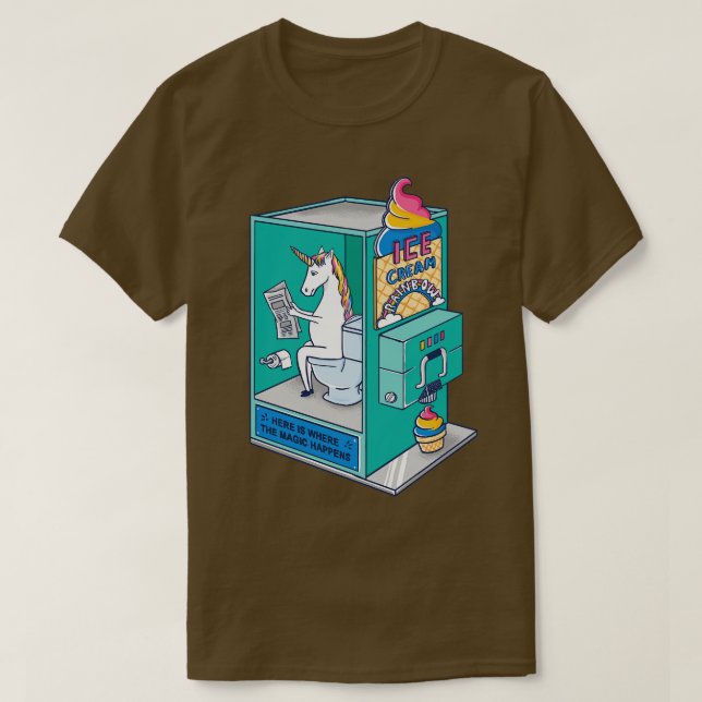 Camiseta Arcoiris helado (Diseño del anverso)