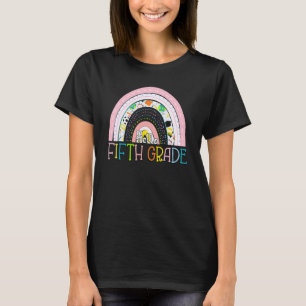 Camiseta Arcoíris Hola Quinto Grado De vuelta al cole 5º Gr