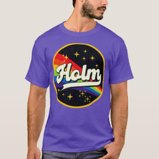 Camiseta Arcoiris holgazán en estilo vintage espacial