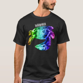 Camiseta Arcoiris honu de la tribu Hawaii