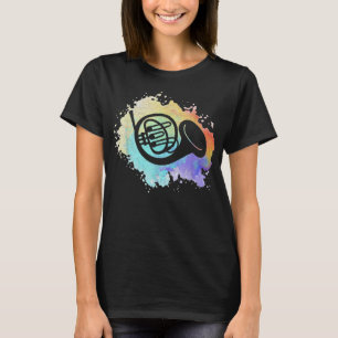 Camiseta Arcoiris Horno francés Splash Banda de música Marc