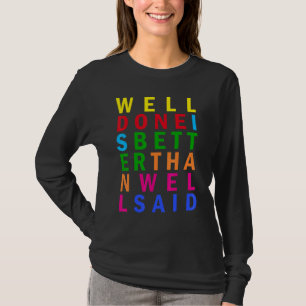 Camiseta Arcoiris Inspirador de motivación empresarial