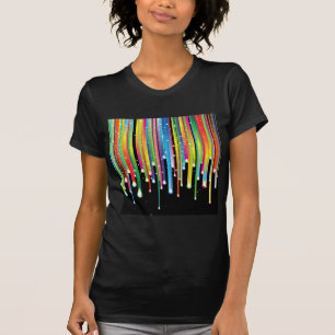 Camiseta Arcoiris ~ Joyas abstractas de lluvia del espectro