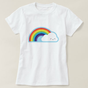 Camiseta Arcoiris kawaii