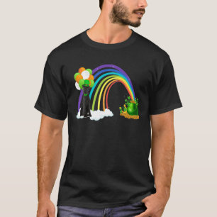 Camiseta Arcoiris Leprechaun Gigante Schnauzer Dog St Pa