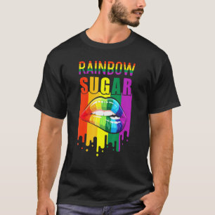 Camiseta Arcoiris levanta orgullo gay Hombres norteamerican