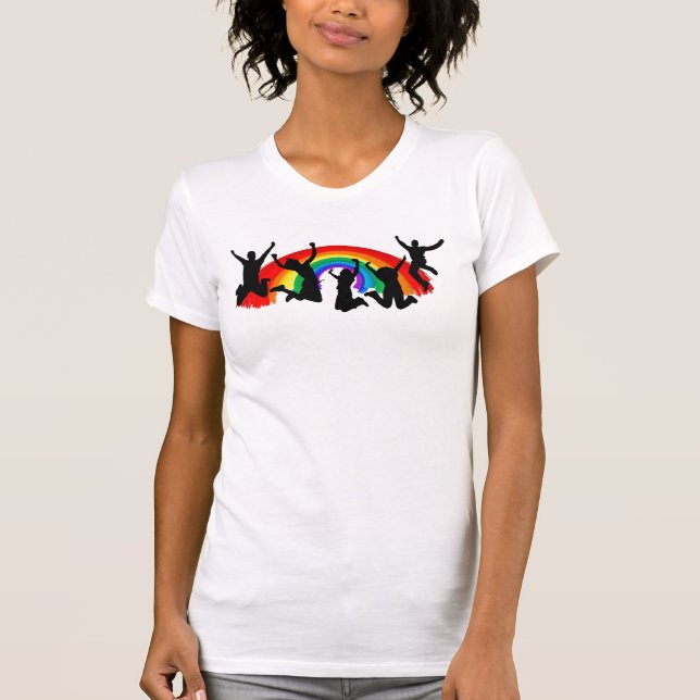 Camiseta Arcoiris LGBT (Anverso)