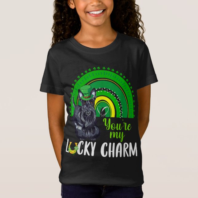 Camiseta Arcoiris Lucky Charm Scottie Perg Lover St Patrick (Anverso)