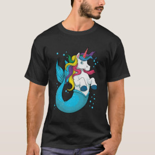 Camiseta Arcoiris mágico de la Sirena de Unicornio