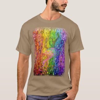 Camiseta Arcoiris mágico entretejado