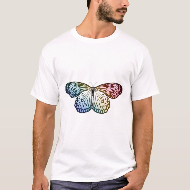Camiseta Arcoiris mariposa (Anverso)
