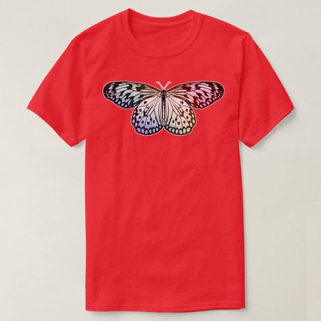 Camiseta Arcoiris mariposa (Diseño del anverso)