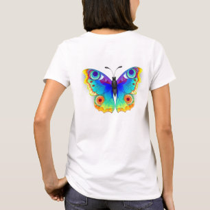 Camiseta Arcoiris mariposa Peacock Eye