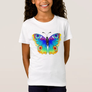 Camiseta Arcoiris mariposa Peacock Eye