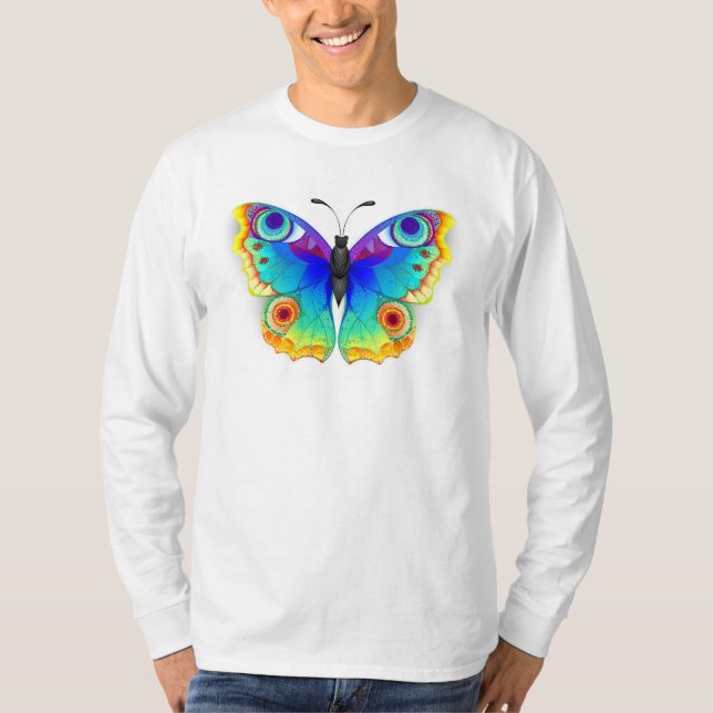 Camiseta Arcoiris mariposa Peacock Eye (Anverso)