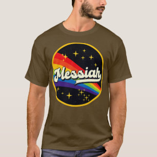 Camiseta Arcoiris Mesías En El Espacio Estilo Vintage