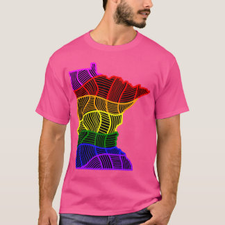 Camiseta Arcoíris Minnesota Oversized