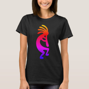 Camiseta Arcoiris multicolor Ombre Kokopelli