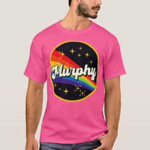 Camiseta Arcoiris murphy al estilo vintage espacial