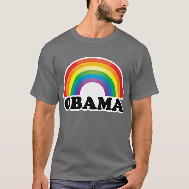 Camiseta Arcoiris Obama (Anverso)