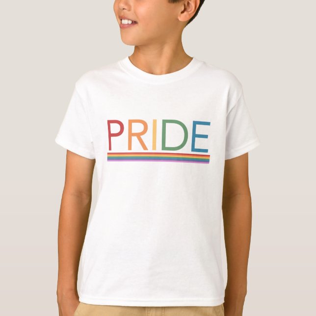 Camiseta Arcoíris ORGULLO (Anverso)