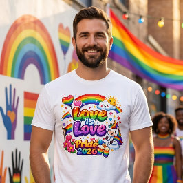 Camiseta Arcoíris Orgullo Amor Es Amor