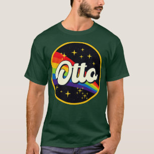 Camiseta Arcoiris Otto al estilo vintage espacial