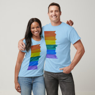 Camiseta Arcoiris pintado