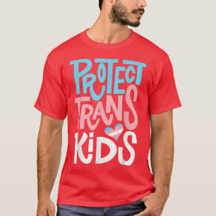 Camiseta Arcoiris Protege a los niños trans LGBT Apoya el O