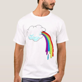 Camiseta arcoiris que rompe la nube