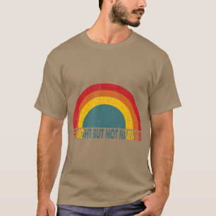 Camiseta Arcoiris retro directo pero no estrecho LGB
