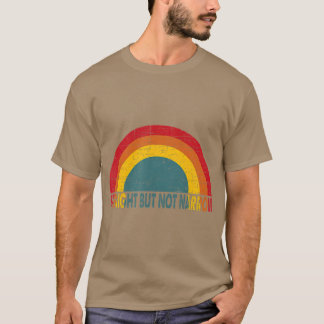 Camiseta Arcoiris retro directo pero no estrecho LGB