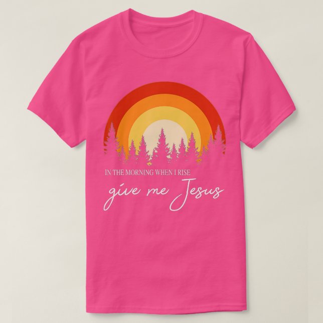 Camiseta Arcoiris Retro Por La Mañana Cuando Me Levante Dam (Diseño del anverso)