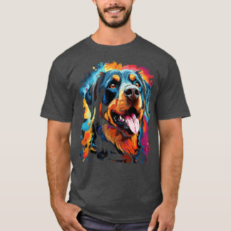 Camiseta Arcoiris Rottweiler
