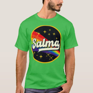 Camiseta Arcoiris Salma en estilo vintage espacial
