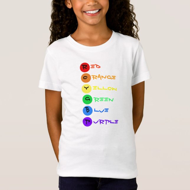 Camiseta Arcoíris salpicado (Anverso)