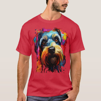 Camiseta Arcoiris Schnauzer en miniatura