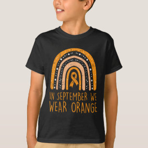 Camiseta Arcoiris Septiembre Usamos Awarenes De Leucemia Na