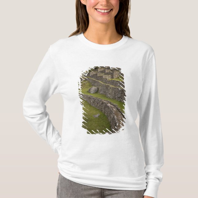 Camiseta Arcoíris sobre las terrazas agrícolas, Machu (Anverso)