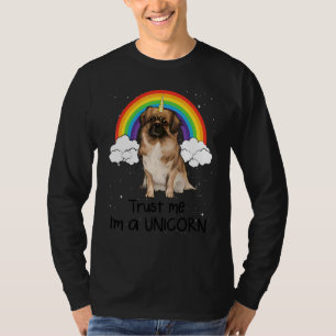 Camiseta Arcoíris Spaniel Tibetano Confía En Mí Soy Un Perr