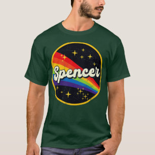 Camiseta Arcoiris Spencer En El Espacio Estilo Grunge Vinta
