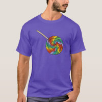 Arcoiris Strin Pride Lollipop Lollipops Candy Tee