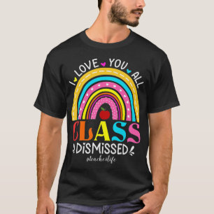 Camiseta Arcoiris Te Amo A Todos Clase Maestra Despedida Li