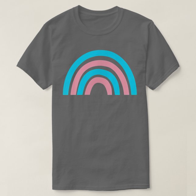Camiseta Arcoiris transgénero  (Diseño del anverso)